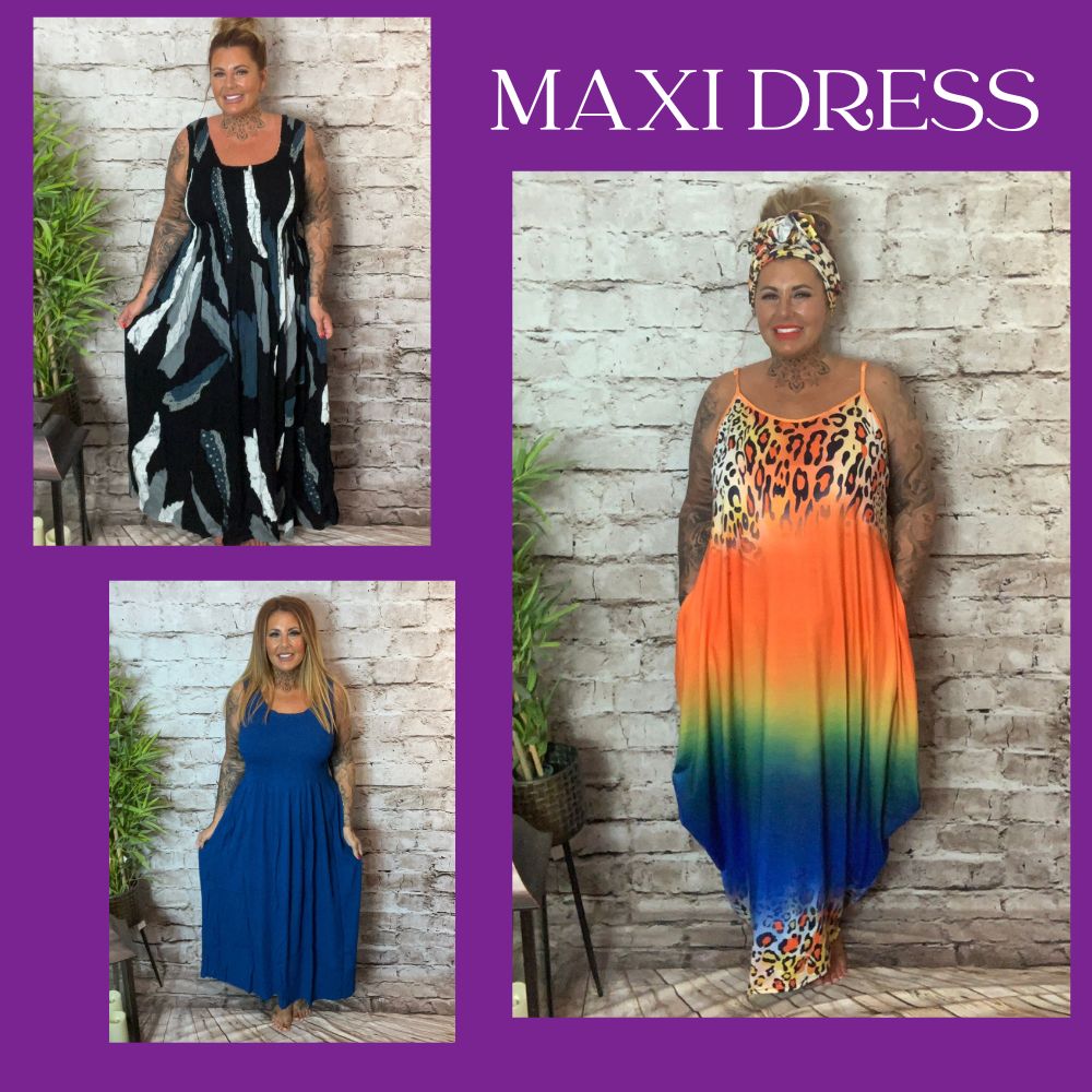 Maxi Dress - Plus Size Women