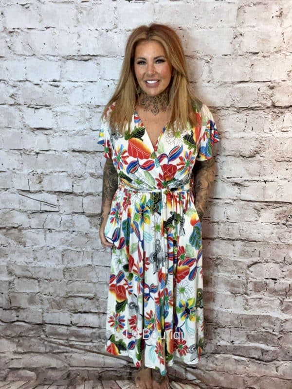 Ramona Wrap Dress Best Fits 14-26 - Image 4