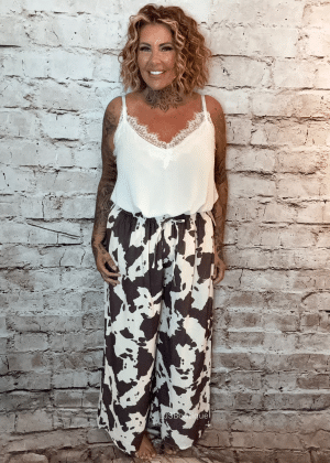 Tallulah wide leg trousers best fit 14-22