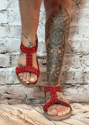 311 Camila Red sandals