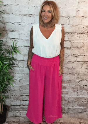 Matilda wide leg trousers best fits 16-24 *RESTOCKED*