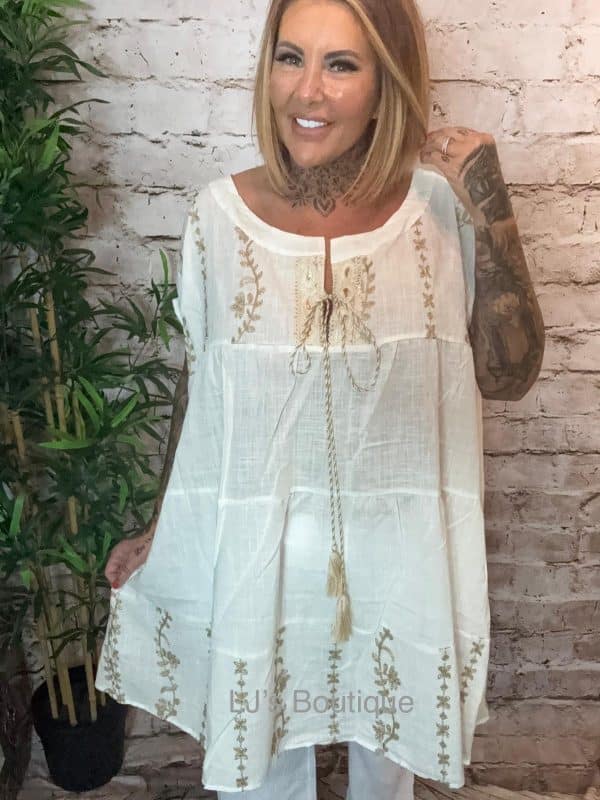 Amelie top/Dress best fits 18-26 No Returns on sale items - Image 3