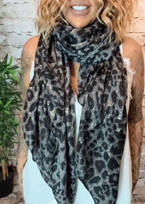 551 animal print scarf