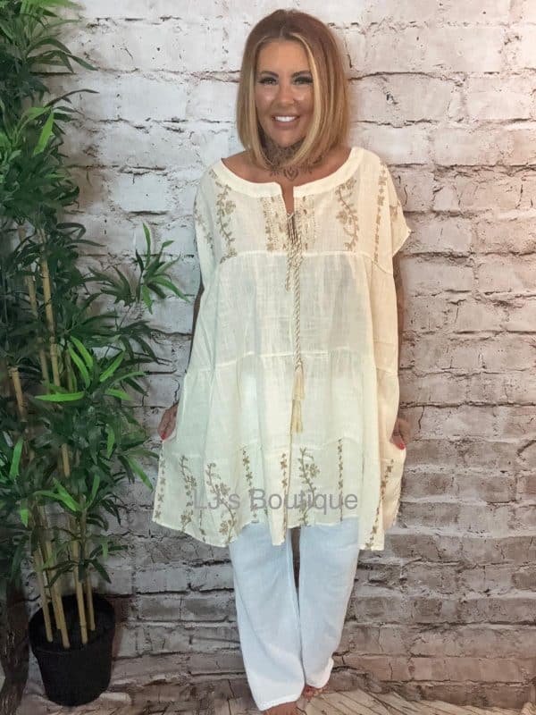 Amelie top/Dress best fits 18-26 No Returns on sale items - Image 5