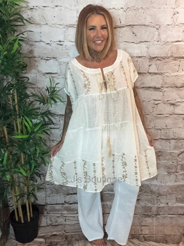 Amelie top/Dress best fits 18-26 No Returns on sale items - Image 2