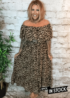 Dakota Bardot dress best fits 16-24 Restocked