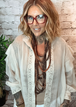 619  Bampton Peony (red) ECO Friendly reading glasses