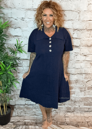 Chloe ribbed jumper dress best fits 14-22