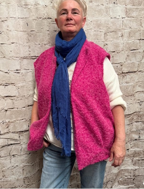 Smaller Myka Mohair style waistcoat best fits 14-22 - Image 11