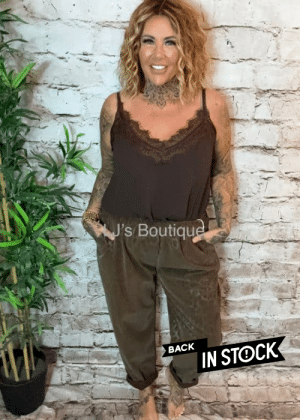 Nyla (larger size) leather look animal trousers best fits 14-22